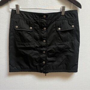 Philosophy di Alberta Ferretti snap button zipper mini skirt Sz 4
